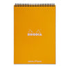 Rhodia Wirebound Dot Grid Paper Notebook in Orange - 8.25 x 11.75 Notebook