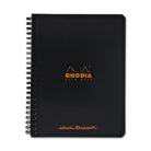 Rhodia Wirebound Dotted Paper Notebook in Black- 6 x 8.25 Notebook