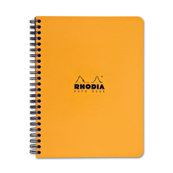 Rhodia Wirebound Graph Paper Notebook in Orange - 6 x 8.25 Notebook