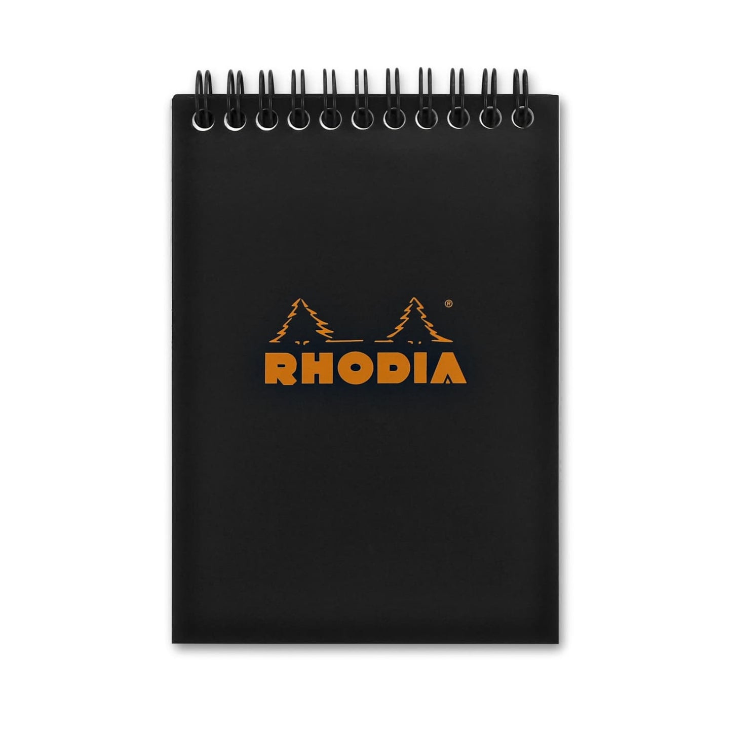 Rhodia Wirebound Graph Paper Pad in Black - 4 x 6 Notepad