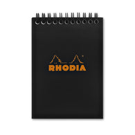 Rhodia Wirebound Graph Paper Pad in Black - 4 x 6
