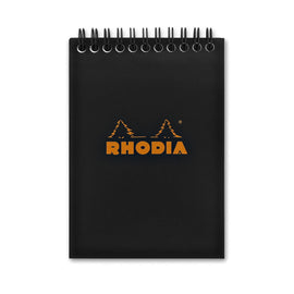 Rhodia Wirebound Graph Paper Pad in Black - 4 x 6