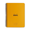 Rhodia Wirebound Lined Paper Notebook in Orange - 6 x 8.25 Notebook