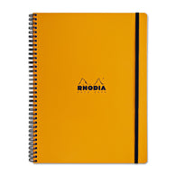 Rhodia Wirebound Lined Paper Notebook in Orange - 8.25 x 11.75