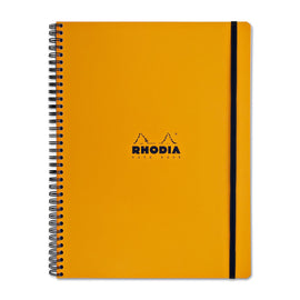 Rhodia Wirebound Lined Paper Notebook in Orange - 8.25 x 11.75