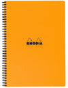 Rhodia Wirebound Lined Paper Notebook in Orange - 9 x 11.75 Notebook