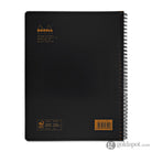 Rhodia Wiredbound Lined Meeting Book Notebook in Black - 9 x 11.75 Notebook