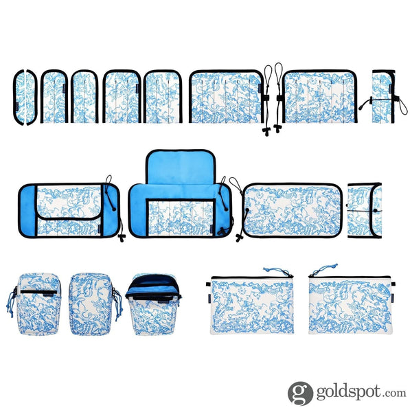 Rickshaw Bagworks Peter Pen Ocean Blue A5 Utility Zipper Pouch Pen Case