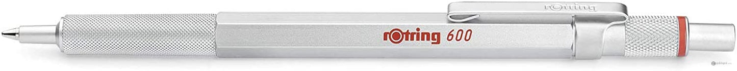 Rotring 600 Series Ballpoint Pen in Silver Ballpoint Pen