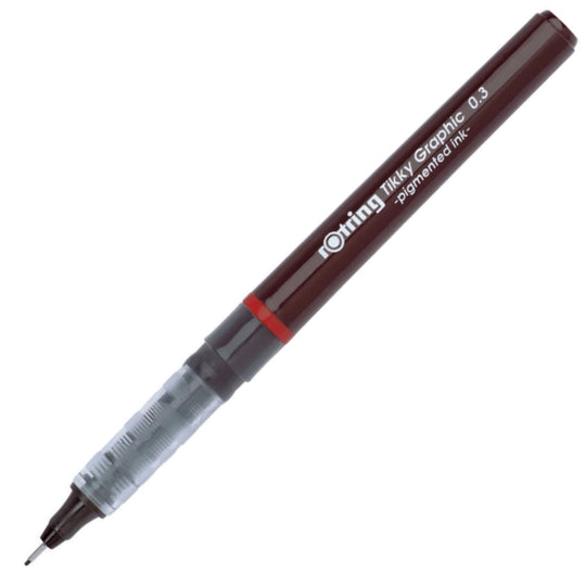 Rotring Tikky Graphic Fineliner Fiber Tip Pen - 0.3mm