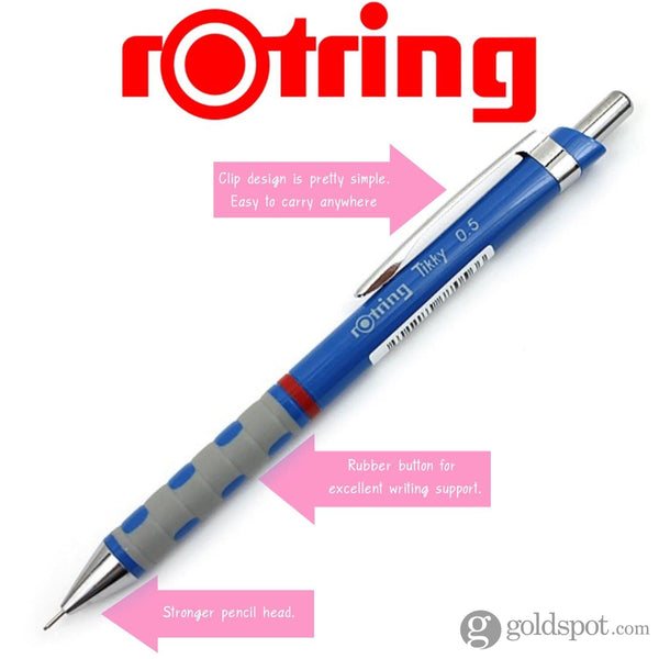 Rotring Tikky Mechanical Pencil in Blue - 0.5mm Mechanical Pencil