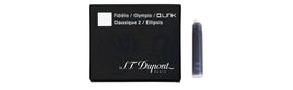 S.T. Dupont Ink Cartridges in Black - Pack of 6