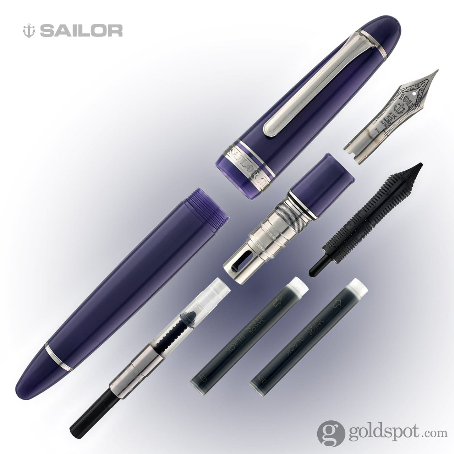 Sailor 1911 King of Pens Fountain Pen in Wicked Witch of the West Fountain Pen