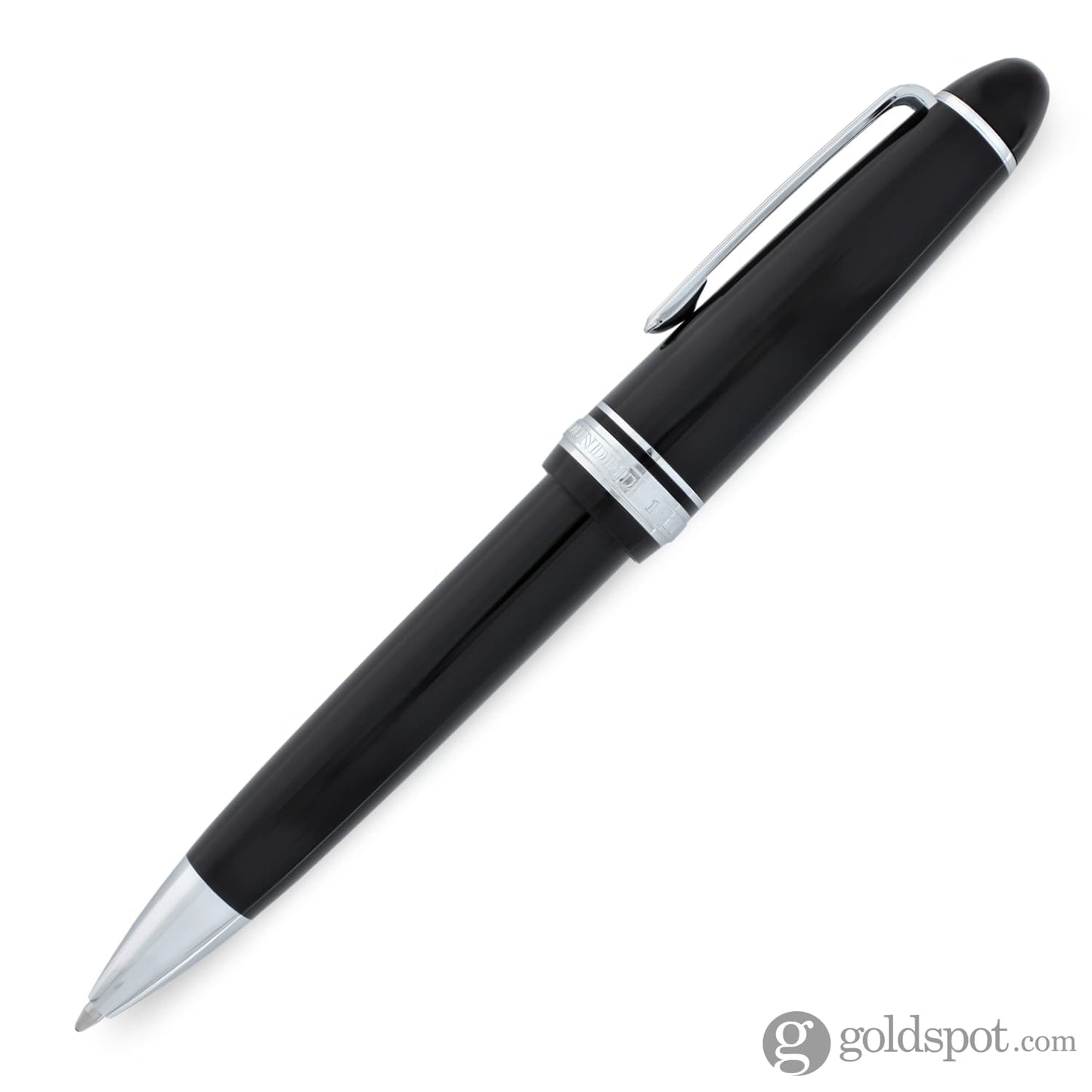 Sailor 1911 Large Ballpoint Pen in Black with Silver Trim Pen