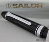 Sailor 1911 Large Ballpoint Pen in Black with Silver Trim Pen