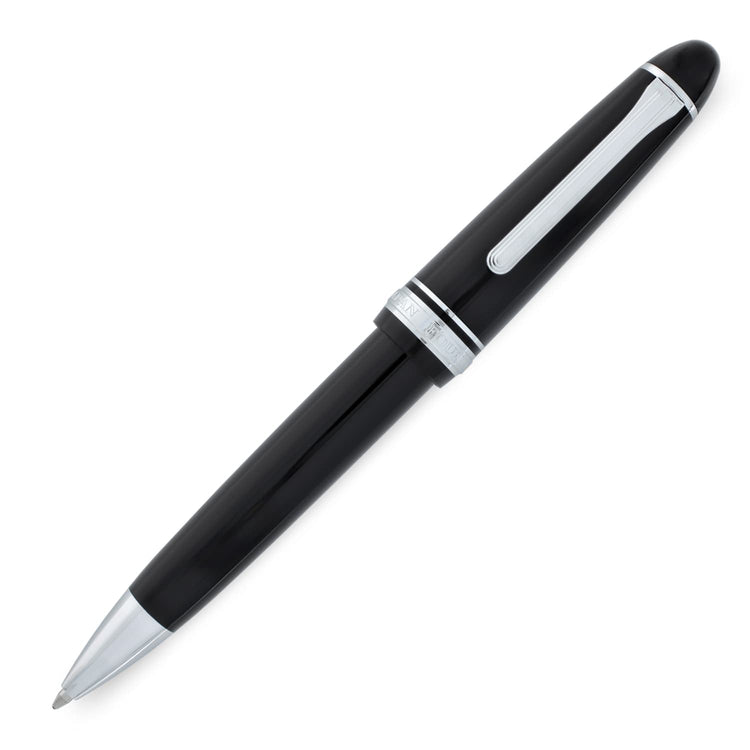 Sailor 1911 Large Ballpoint Pen in Black with Silver Trim Pen