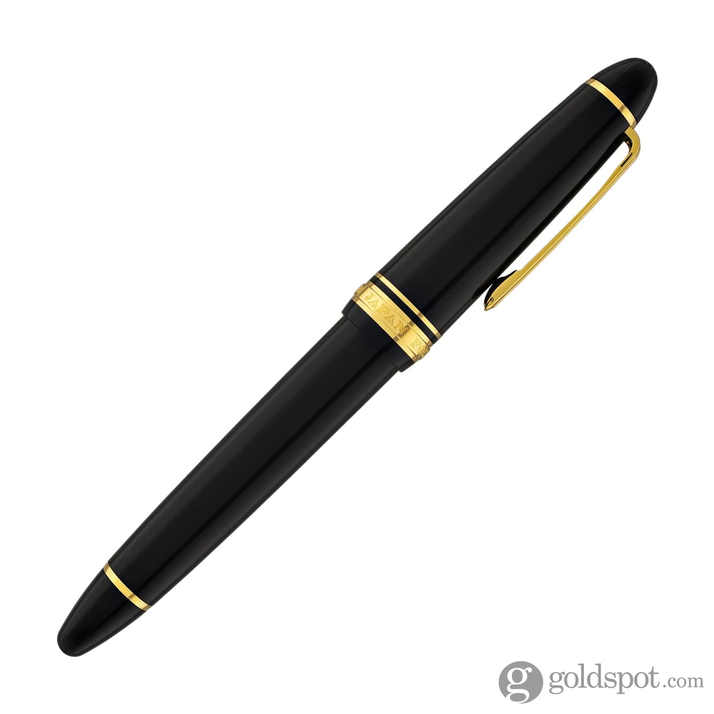 Sailor 1911 Large Fountain Pen in Black with Gold Trim - 21K Gold Fountain Pen