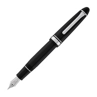 Sailor 1911 Large Fountain Pen in Black with Silver Trim - 21K Gold