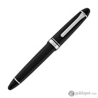 Sailor 1911 Large Fountain Pen in Black with Silver Trim - 21K Gold Fountain Pen