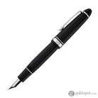 Sailor 1911 Large Fountain Pen in Black with Silver Trim - 21K Gold Fountain Pen