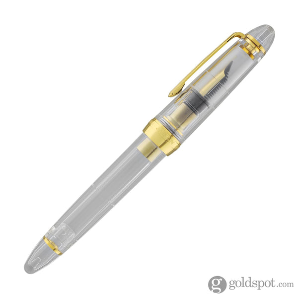 Sailor 1911 Large Fountain Pen in Transparent with Gold Trim - 21K Gold Fountain Pen