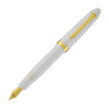 Sailor 1911 Large Fountain Pen in White with Gold Trim - 21K Gold Fountain Pen