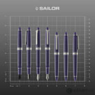 Sailor 1911 Large Fountain Pen in Wicked Witch - 21kt Gold Nib Fountain Pen