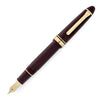Sailor 1911 Large Lefty Fountain Pen in Maroon with Gold Trim - 21K Gold Fountain Pen