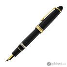 Sailor 1911 Large Realo Fountain Pen in Black with Gold Trim - 21K Gold Fountain Pen