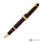 Sailor 1911 Large Realo Fountain Pen in Maroon with Gold Trim - 21K Gold Fountain Pen