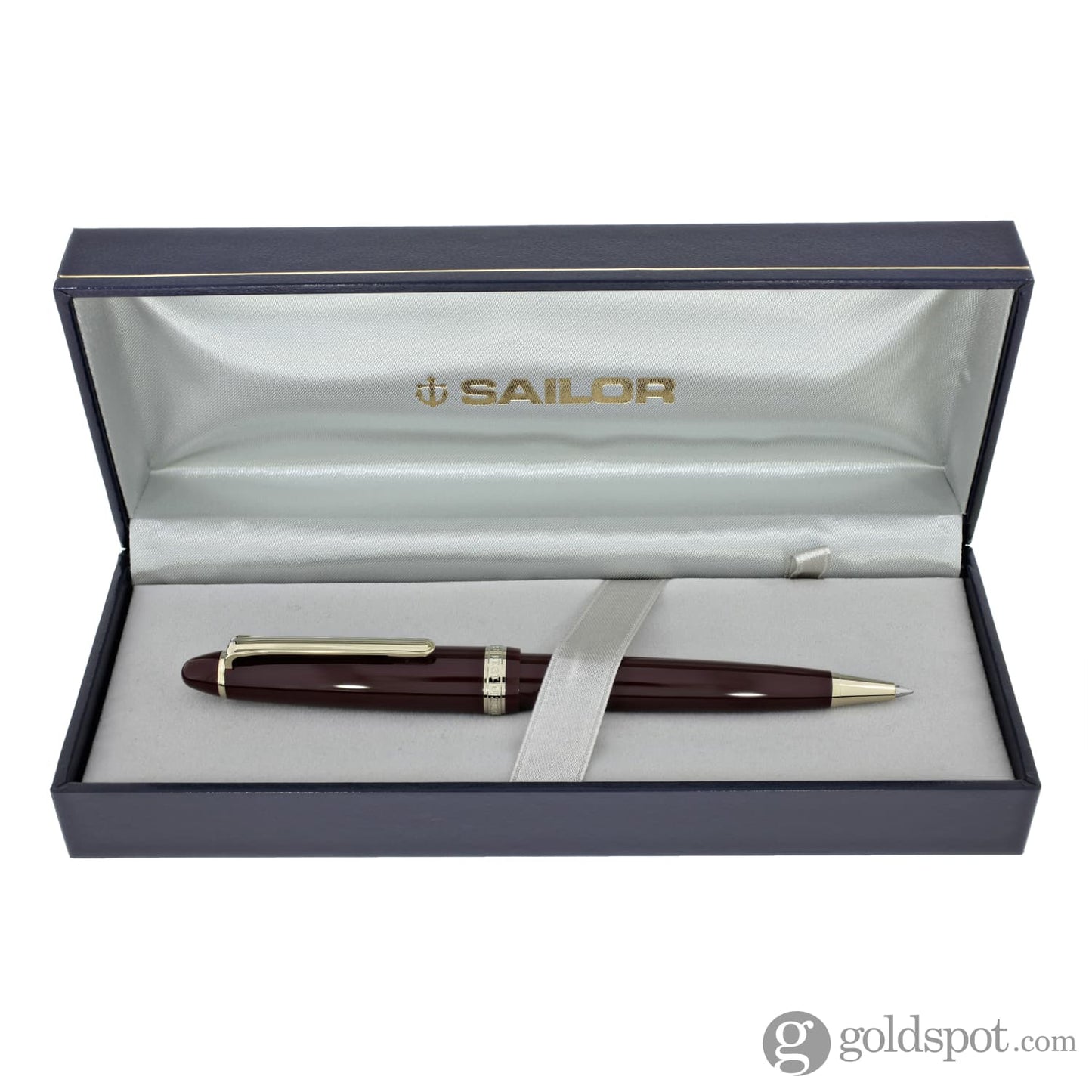 Sailor 1911 Standard Ballpoint Pen in Maroon with Gold Trim Pen