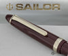 Sailor 1911 Standard Ballpoint Pen in Maroon with Gold Trim Pen