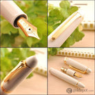 Sailor 1911 Standard Fountain Pen in Ivory with Gold Trim - 14K Gold Fountain Pen
