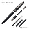 Sailor 1911 Standard Fountain Pen in Trinity - 14K with Black IP Plating Fountain Pen