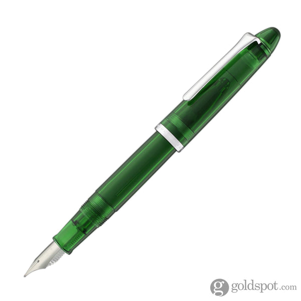 Sailor Compass 1911 Fountain Pen in Green Transparent - Medium Fine Fountain Pen
