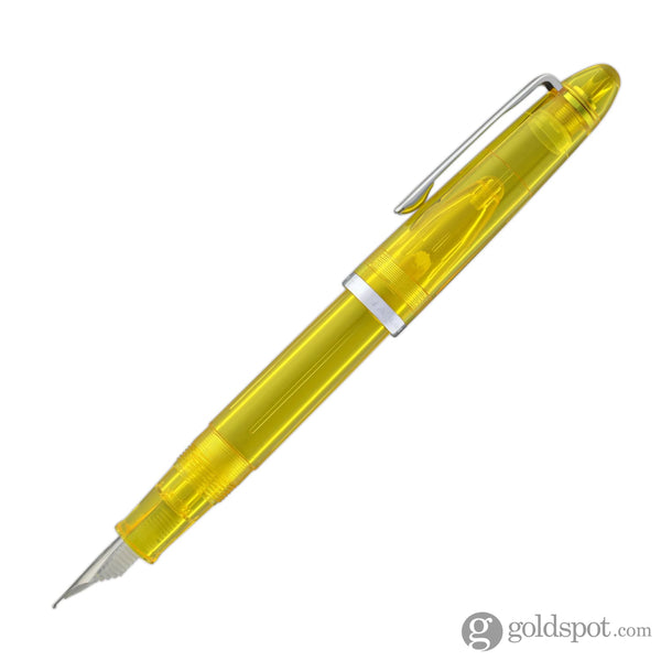Sailor Compass 1911 Fountain Pen in Yellow Transparent - Medium Fine Fountain Pen