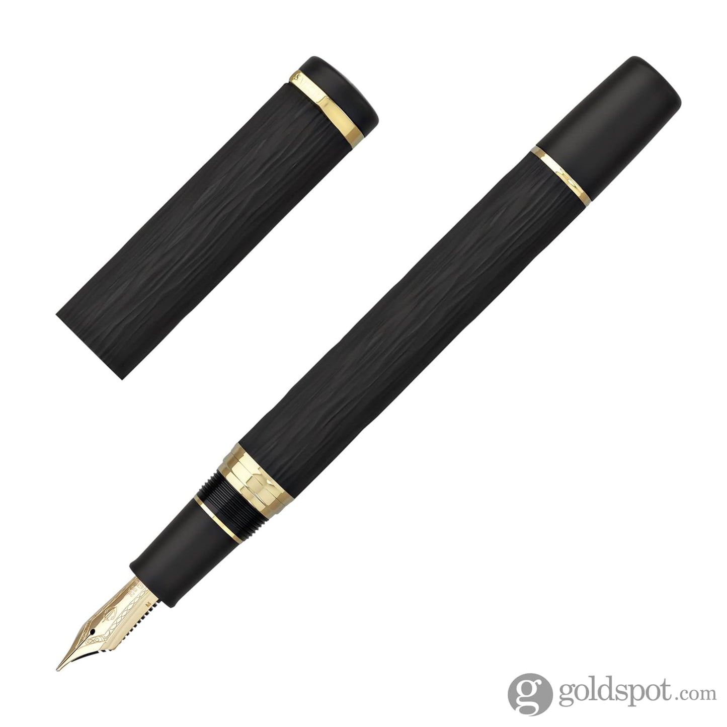 Sailor Ebonite Sculpture Fountain Pen in Yokaze (Night Breeze) - 21K Gold Fountain Pen