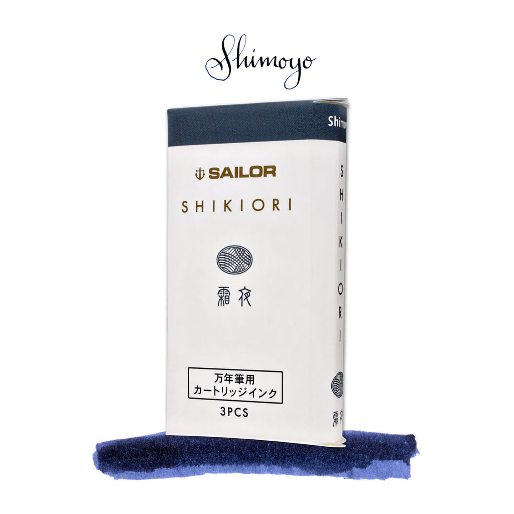 Sailor Four Seasons Shikiori Ink Cartridges in Shimoyo (Frosty Night) Fountain Pen Cartridges