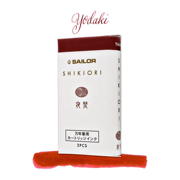 Sailor Four Seasons Shikiori Ink Cartridges in Yodaki (Summer Night Bonfire) Fountain Pen Cartridges