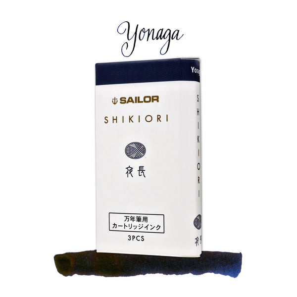 Sailor Four Seasons Shikiori Ink Cartridges in Yonaga (Long Autumn Evening) Fountain Pen Cartridges