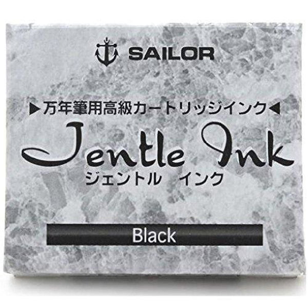 Sailor Jentle Ink Cartridges in Black - Pack of 12 Fountain Pen Cartridges