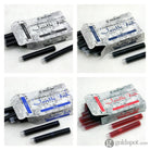 Sailor Jentle Ink Cartridges in Red - Pack of 12 Fountain Pen Cartridges