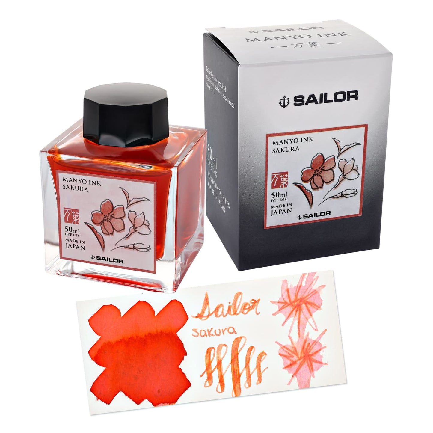 Sailor Manyo Bottled Ink in Sakura - 50 mL Bottled Ink