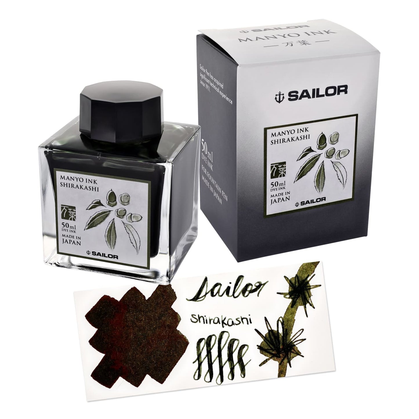 Sailor Manyo Bottled Ink in Shirakashi - 50 mL Bottled Ink