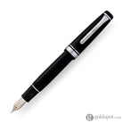 Sailor Pro Gear Fountain Pen in Black with Silver Trim - 21K Gold Fine Fountain Pen