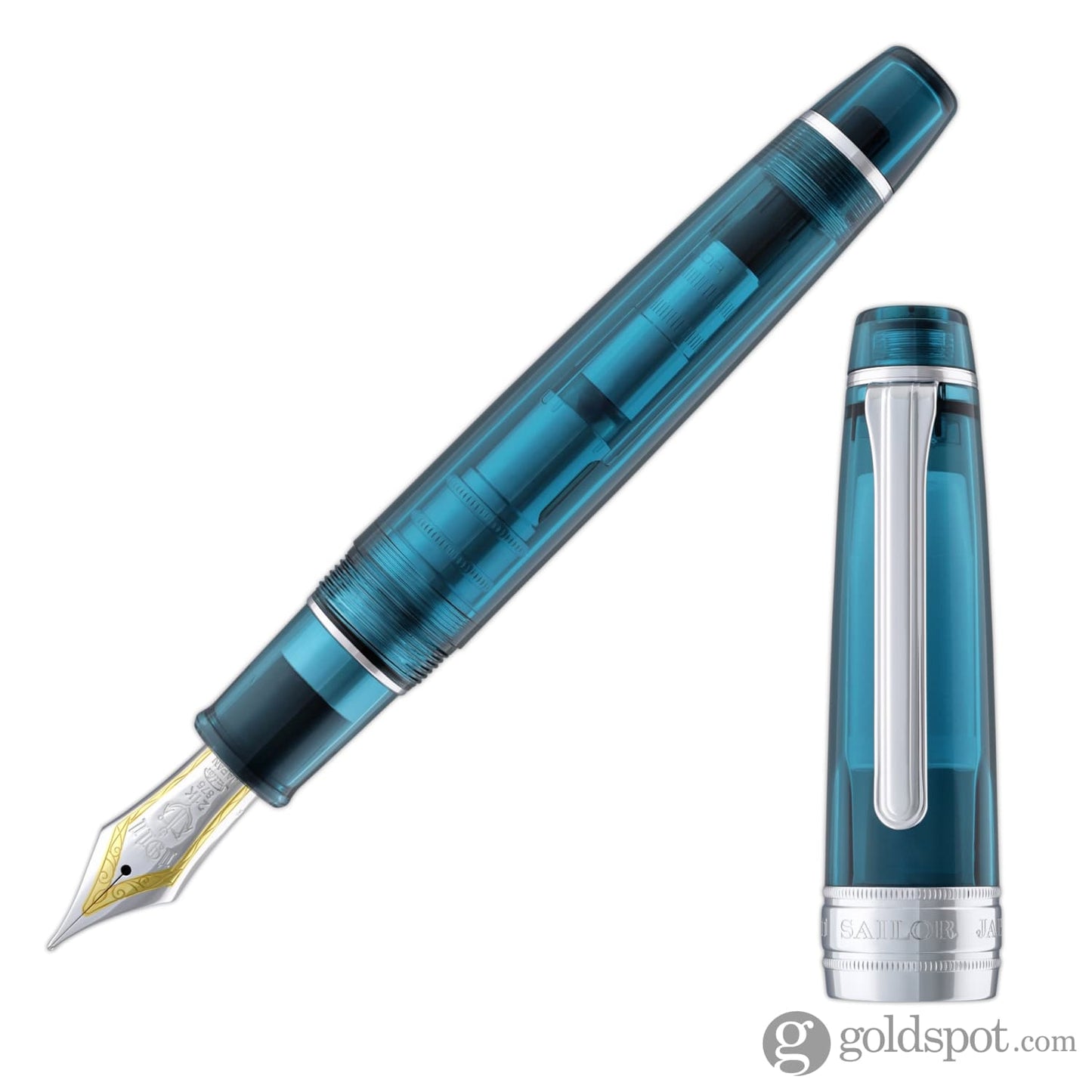 Sailor Pro Gear King of Pen Fountain Pen in Lucky Charm Green - 21kt Gold Nib Fountain Pen