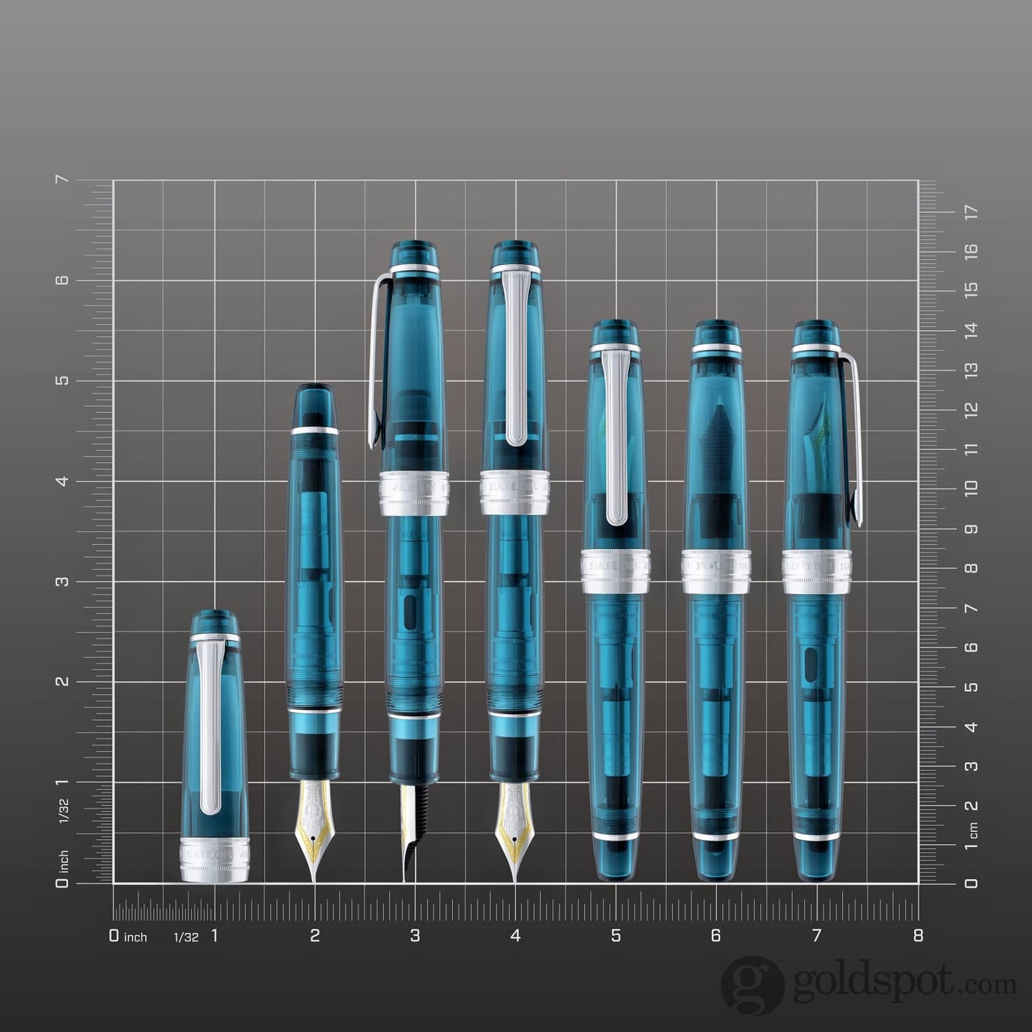 Sailor Pro Gear King of Pen Fountain Pen in Lucky Charm Green - 21kt Gold Nib Fountain Pen