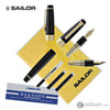 Sailor Pro Gear King of Pens Fountain Pen in Black with Gold Trim - 21K Gold Fountain Pen