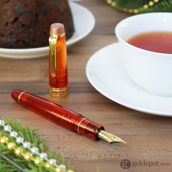 Sailor Pro Gear King of Pens Tea Time Fountain Pen in Christmas Spice Tea - 21K Medium Point Fountain Pen