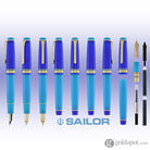 Sailor Pro Gear Regular Fountain Pen in Blue Quasar - 21kt Gold Fountain Pen